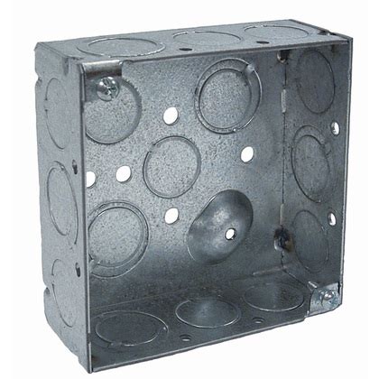 4s square metal box with bracket|4 square weatherproof electrical box.